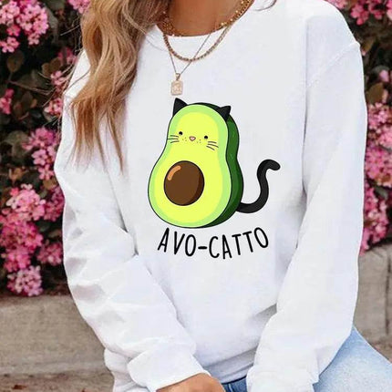 Women Graphic Avocado Sessions Casual Hoodies - Hoodies - Metaphor - Mad Fly Essentials