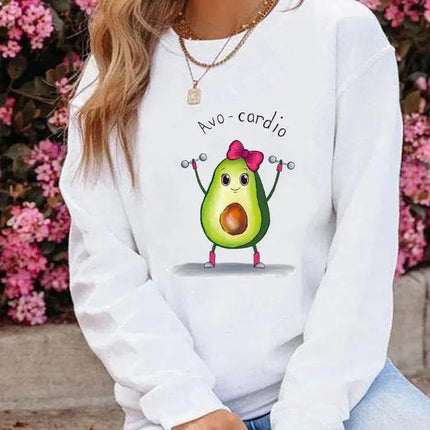 Women Graphic Avocado Sessions Casual Hoodies - Hoodies - Metaphor - Mad Fly Essentials