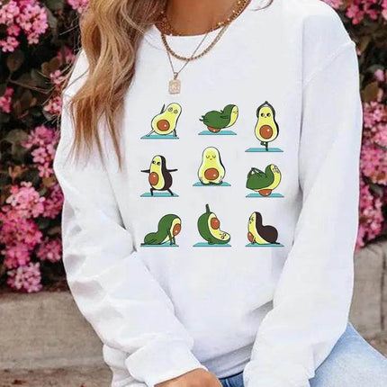 Women Graphic Avocado Sessions Casual Hoodies - Hoodies - Metaphor - Mad Fly Essentials