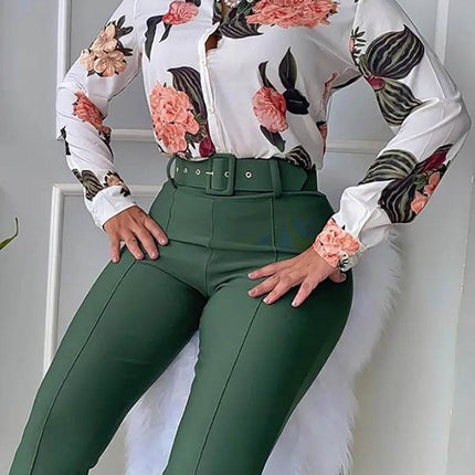 Women Greek European Long Pants Outfit Set - Outfit Set - mandylandy - Mad Fly Essentials