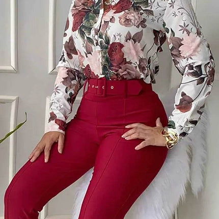 Women Greek European Long Pants Outfit Set - Outfit Set - mandylandy - Mad Fly Essentials