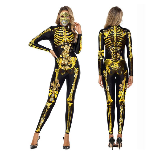 Women Halloween 3D Skeleton Costume - Costume - HaiCospl - Mad Fly Essentials