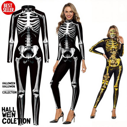Women Halloween 3D Skeleton Costume - Costume - HaiCospl - Mad Fly Essentials