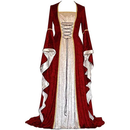 Women Halloween Medieval Retro Court Costume Dress - Costume Dress - Medieval Dress - Mad Fly Essentials