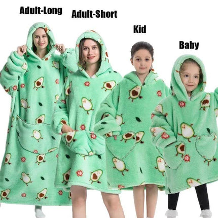 Women Halloween XL Blanket Hoodies - Mad Fly Essentials