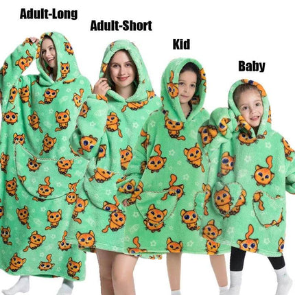 Women Halloween XL Blanket Hoodies - Mad Fly Essentials