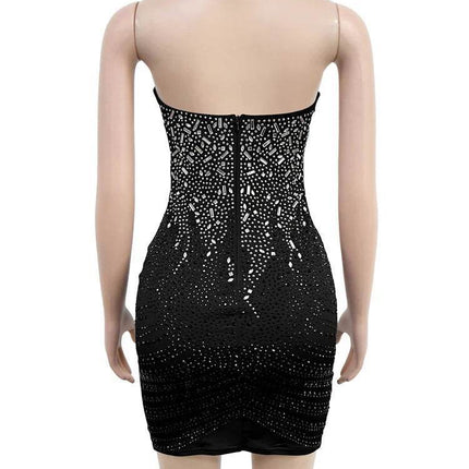 Women Halter 1920s Sequin Party Mini Dress - Mini Dress - Boho Girl - Mad Fly Essentials