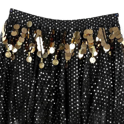 Women Halter Sequin Belly Dance Costume Set - Costume Set - Tiaobug - Mad Fly Essentials