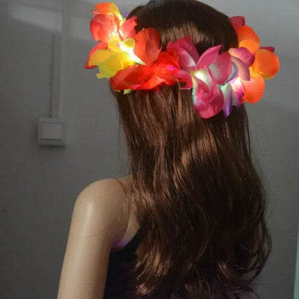 Women Hawaiian Girl LED Garland Necklace Party Essentials - Party Essentials - XR Partyday - Mad Fly Essentials