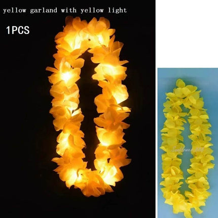 Women Hawaiian Girl LED Garland Party Necklace - Mad Fly Essentials