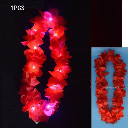 Women Hawaiian Girl LED Garland Necklace Party Essentials - Party Essentials - XR Partyday - Mad Fly Essentials