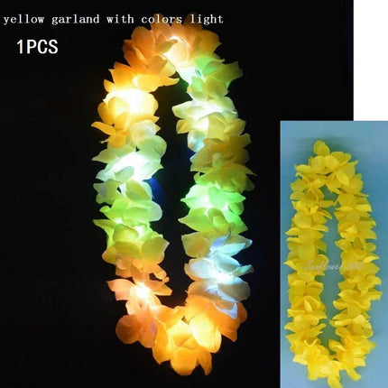 Women Hawaiian Girl LED Garland Necklace Party Essentials - Party Essentials - XR Partyday - Mad Fly Essentials