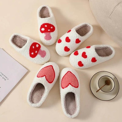 Heart Mushroom Casual Home Women Slippers - Women Slippers - Veryou - Mad Fly Essentials