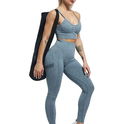 Women High Waist Bubble - Butt Fitness Leggings - Fitness Leggings - Chrleisure - Mad Fly Essentials
