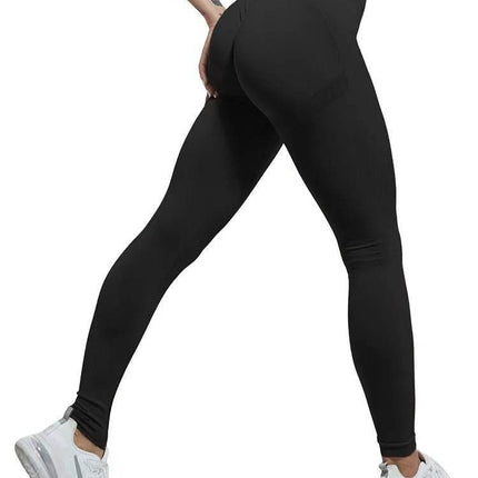 Women High Waist Bubble-Butt Fitness Leggings - Mad Fly Essentials