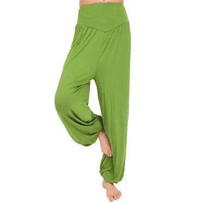 Women High Waist Dance Yoga Harem Pants - Harem Pants - Fitness Essentials - Mad Fly Essentials