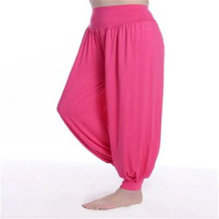 Women High Waist Dance Yoga Harem Pants - Harem Pants - Fitness Essentials - Mad Fly Essentials