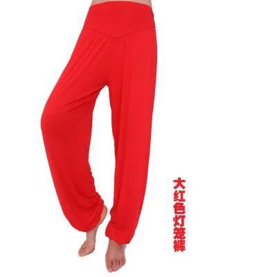Women High Waist Dance Yoga Harem Pants - Harem Pants - Fitness Essentials - Mad Fly Essentials
