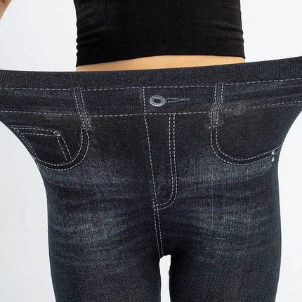 Women High Waist Elastic Slim Solid Fitness Leggings - Fitness Leggings - Sfit - Mad Fly Essentials