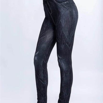 Women High Waist Elastic Slim Solid Fitness Leggings - Fitness Leggings - Sfit - Mad Fly Essentials