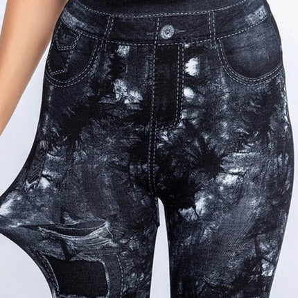 Women High Waist Elastic Slim Solid Fitness Leggings - Fitness Leggings - Sfit - Mad Fly Essentials