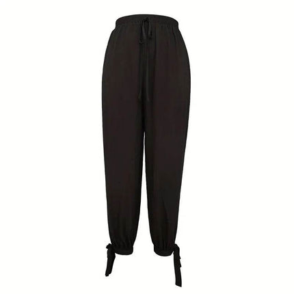 Iamsure Women Fashion New Plus High Waist Hollow Streetwear Harem Pants - Harem Pants - IAMSURE - Mad Fly Essentials