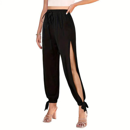 Iamsure Women Fashion New Plus High Waist Hollow Streetwear Harem Pants - Harem Pants - IAMSURE - Mad Fly Essentials