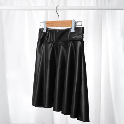 Women High Waist Leather Mini Skirt - Mini Skirt - DICLOUD - Mad Fly Essentials