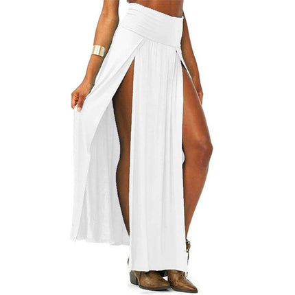 Women High Waist Summer Maxi Skirt - Skirt - Matteobenni - Mad Fly Essentials
