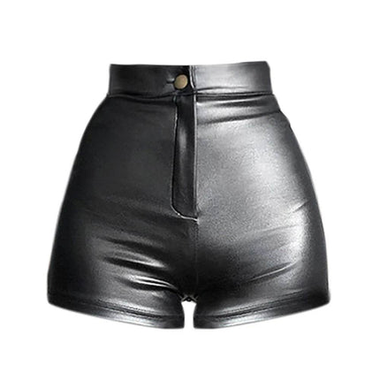 Women Hollow Leather Casual Seasonal Wear Shorts - Shorts - ILUKiss - Mad Fly Essentials