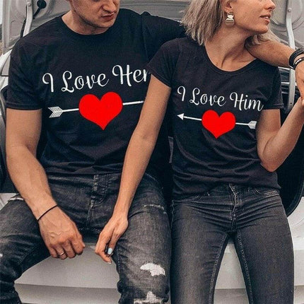 Women I Love Him Tee Graphic Shirt - Shirt - TYFYO - Mad Fly Essentials