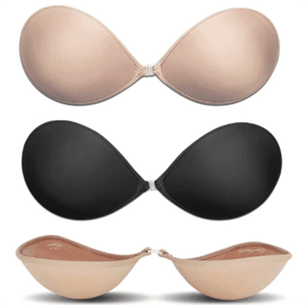 Women Invisible Adhesive Stick Strapless Push Up Bra - Mad Fly Essentials