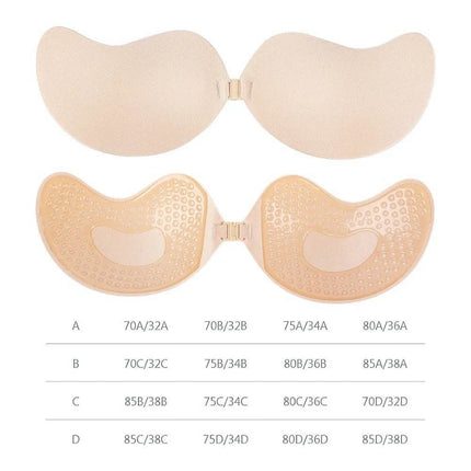 Women Invisible Push-up Strapless Bra - Mad Fly Essentials