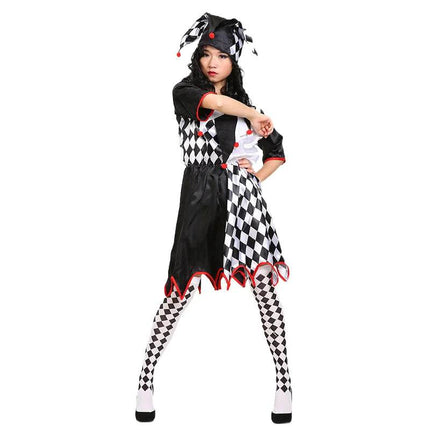 Women Joker Medieval Halloween Costume Set - Mad Fly Essentials