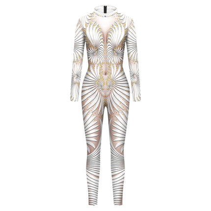 Women Jumpsuit Sequin Lace Nightclub Outfit - Mad Fly Essentials