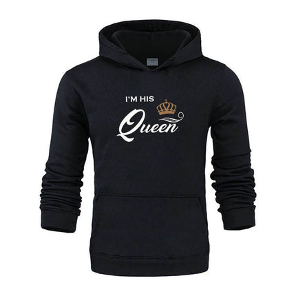 Women King Queen Lover Couple Sweatshirt 3D Hoodies - Hoodies - Adogirl - Mad Fly Essentials