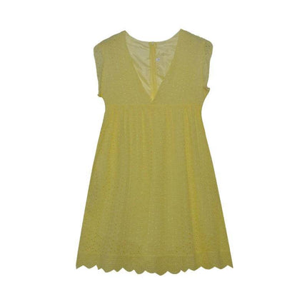 Women Lace Jacquard Hollow Pocket Mini Dress - Mini Dress - Suit Set - Mad Fly Essentials