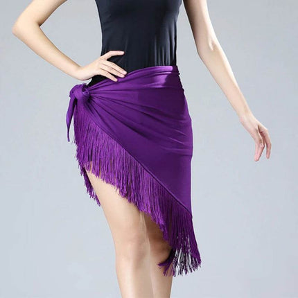 Women Latin Dance Tassel Hip Triangular Scarf - Scarf - Dancer's Vitality - Mad Fly Essentials