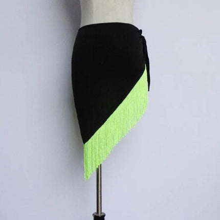 Women Latin Dance Tassel Hip Triangular Scarf - Scarf - Dancer's Vitality - Mad Fly Essentials