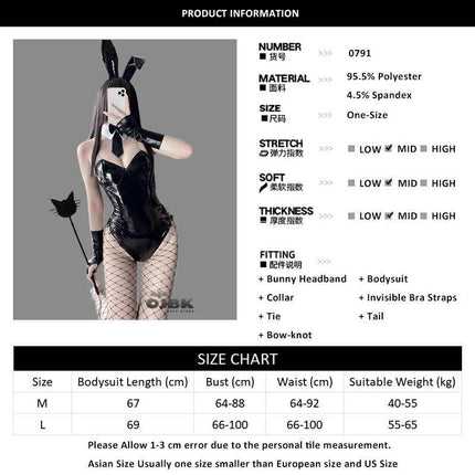 Women Leather Bunny Anime Costume Set - Costume Set - OJBK - Mad Fly Essentials