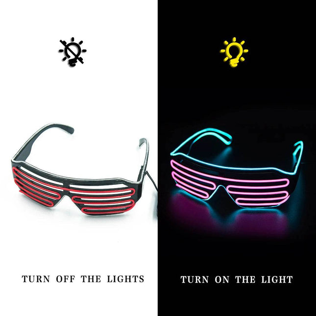 Women LED Luminous Glasses Party Essentials - Party Essentials - LISM - Mad Fly Essentials