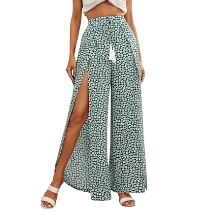 Women Leopard Floral Casual Tassel Harem Pants - Harem Pants - Sfit - Mad Fly Essentials