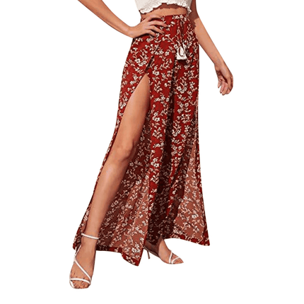 Women Leopard Floral Casual Tassel Harem Pants - Harem Pants - Sfit - Mad Fly Essentials