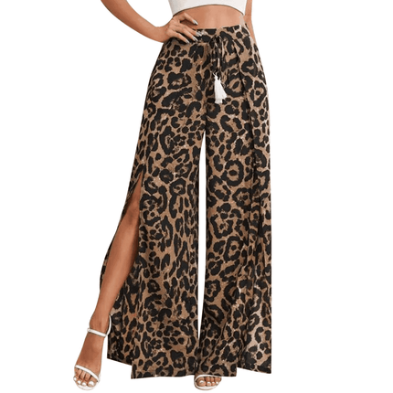 Women Leopard Floral Casual Tassel Harem Pants - Harem Pants - Sfit - Mad Fly Essentials