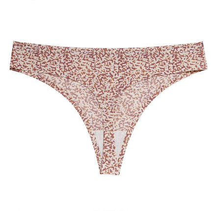 Women Leopard Silk G-String Underwear - Mad Fly Essentials