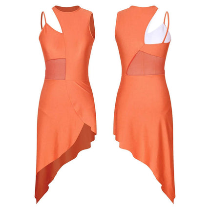 Women Leotard Sleeveless Dance Midi Dress - MIDI Dress - IIXPIN - Mad Fly Essentials