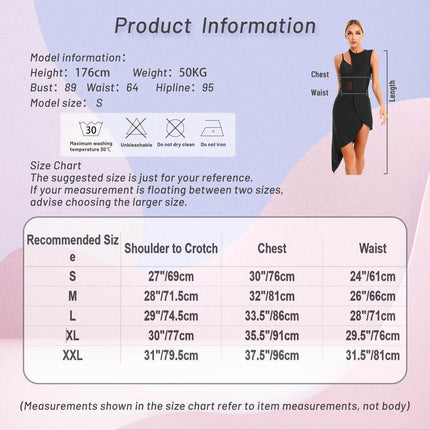 Women Leotard Sleeveless Dance Midi Dress - MIDI Dress - IIXPIN - Mad Fly Essentials