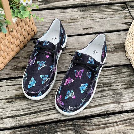 Women Lightweight Breathable Butterfly Canvas Shoes - Canvas Shoes - Animal Unicorn - Mad Fly Essentials