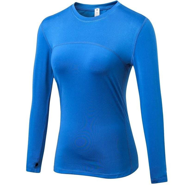 Women Long Compression Winter Fitness Top - Mad Fly Essentials