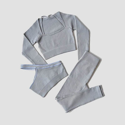 Women Long Crop Top Tracksuit Set - Tracksuit Set - SWELTERING - Mad Fly Essentials